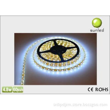 White 3528 / 5050 Flexible Led Strip Lights 4.8W / m